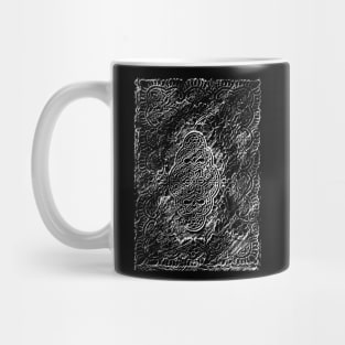 Black Flowerlace Mug